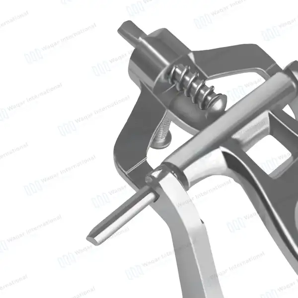Hinge Dental Articulator Low Arch Medium Chrome Plated - surgical instruments manufactured by Waqar International, Sialkot - view 4