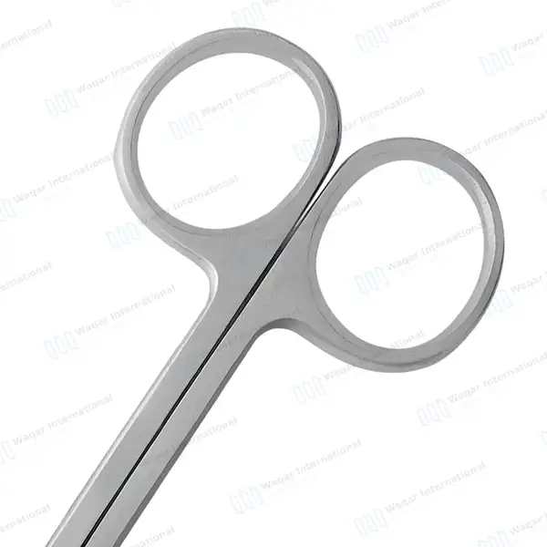 Spencer Stitch Suture Scissors 3.5″ (8.89cm) with Hook Tip - surgical instruments manufactured by Waqar International, Sialkot - view 6