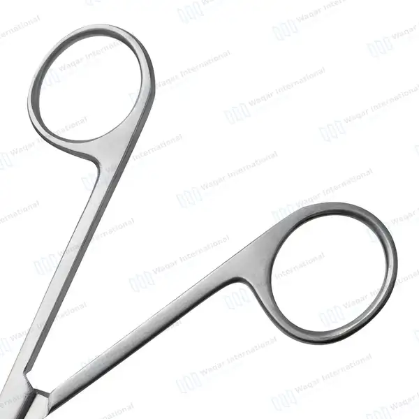 Spencer Stitch Suture Scissors 3.5″ (8.89cm) with Hook Tip - surgical instruments manufactured by Waqar International, Sialkot - view 7