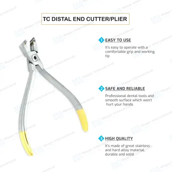 T/C Universal Cut & Hold Distal End Cutter 4.5″ - surgical instruments manufactured by Waqar International, Sialkot - view 5