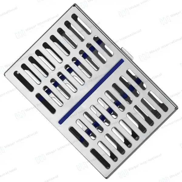 2 Sterilization Cassette Box Tray for 5 and 10 Instruments - surgical instruments manufactured by Waqar International, Sialkot - view 2