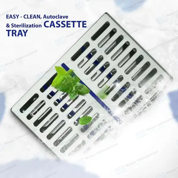 2 Sterilization Cassette Box Tray for 5 and 10 Instruments - surgical instruments manufactured by Waqar International, Sialkot - view 8