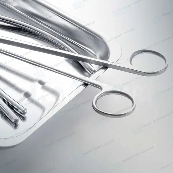 Instrument Tray 8″ x 4″ with Recessed Grip Cover - surgical instruments manufactured by Waqar International, Sialkot - view 8