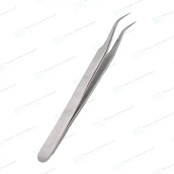 3 Pcs Eyelash Tweezers and Scissors Set / Curved Eye Care Set - surgical instruments manufactured by Waqar International, Sialkot - view 3