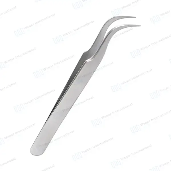 3 Pcs Eyelash Tweezers and Scissors Set / Curved Eye Care Set - surgical instruments manufactured by Waqar International, Sialkot - view 4