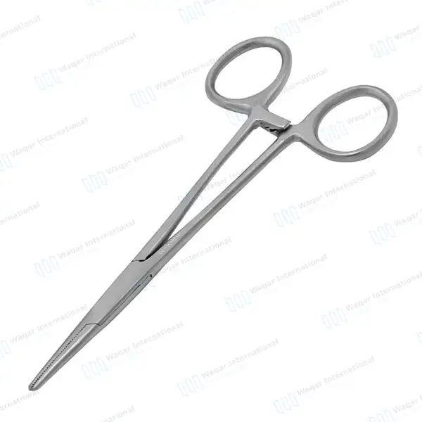 5 Pcs Halsted Mosquito Hemostat Locking Forceps Set 5″ Straight - surgical instruments manufactured by Waqar International, Sialkot - view 7
