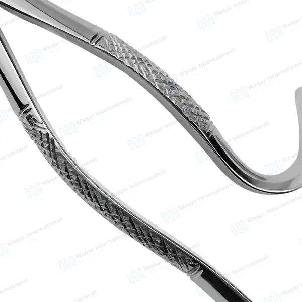 American Extracting Forceps No. 15 for 1st & 2nd Lower Molars - dental instruments manufactured by Waqar International, Sialkot - view 4