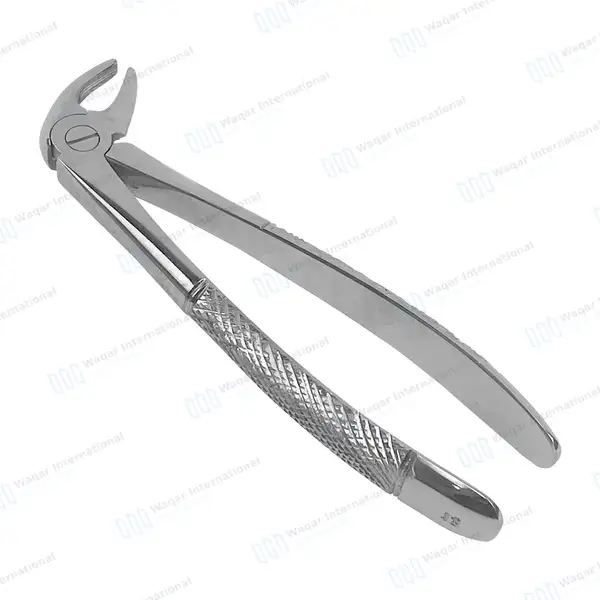 3 English Extracting Forceps #13 Lower Premolars - surgical instruments manufactured by Waqar International, Sialkot - view 2
