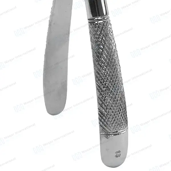 3 English Extracting Forceps #13 Lower Premolars - surgical instruments manufactured by Waqar International, Sialkot - view 4