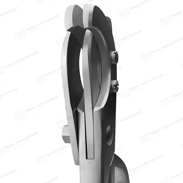 Reimer Emasculator 12.5″ Double Crush Castration Clamp with Ratchet - veterinary instruments manufactured by Waqar International, Sialkot - view 7