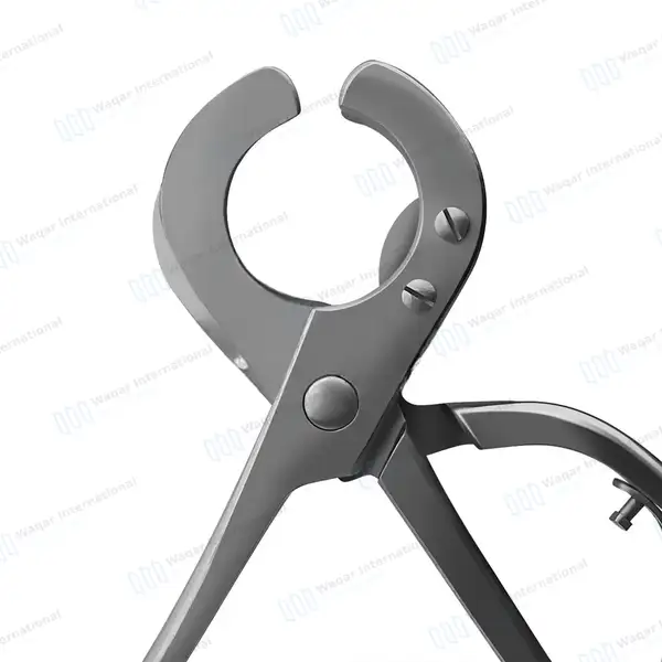 Reimer Emasculator 12.5″ Double Crush Castration Clamp with Ratchet - veterinary instruments manufactured by Waqar International, Sialkot - view 8