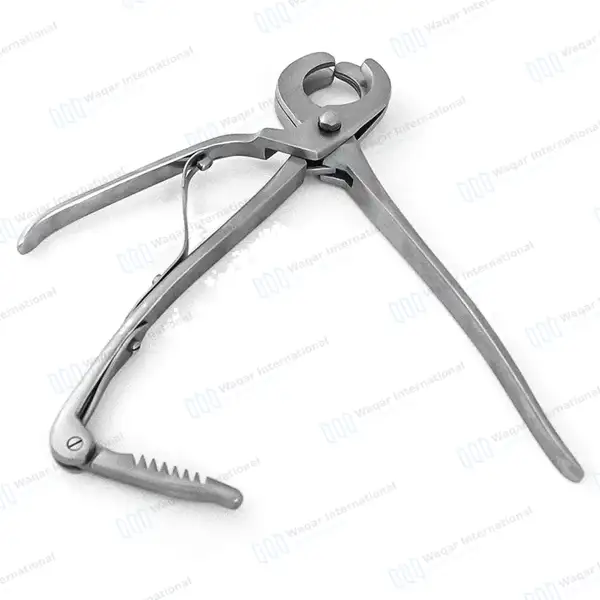 Reimer Emasculator 12.5″ Double Crush Castration Clamp with Ratchet - veterinary instruments manufactured by Waqar International, Sialkot - view 10
