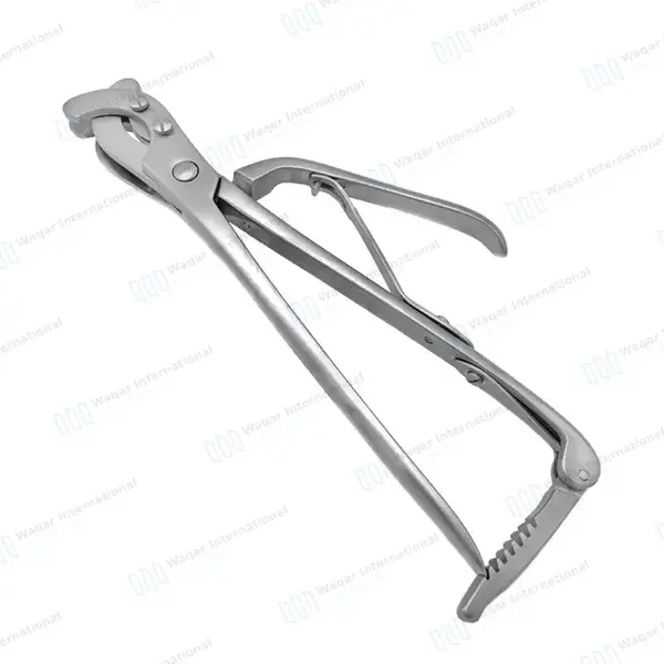 Reimer Emasculator 12.5″ Double Crush Castration Clamp with Ratchet - veterinary instruments manufactured by Waqar International, Sialkot - view 11