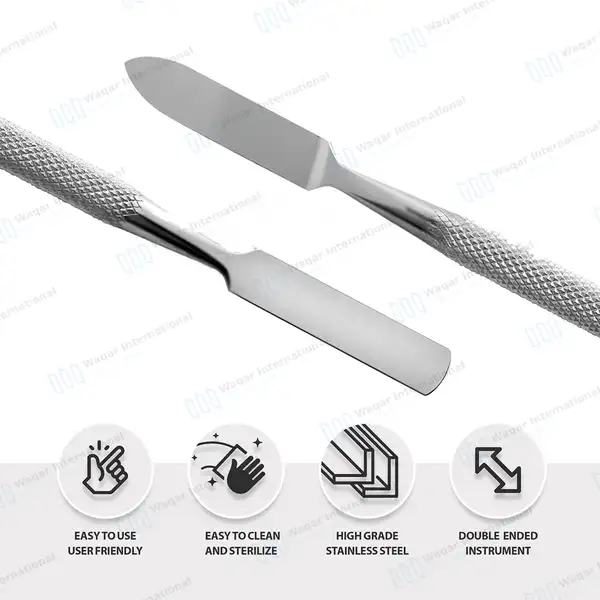 Nail Spatulas Double Ended - surgical instruments manufactured by Waqar International, Sialkot - view 4