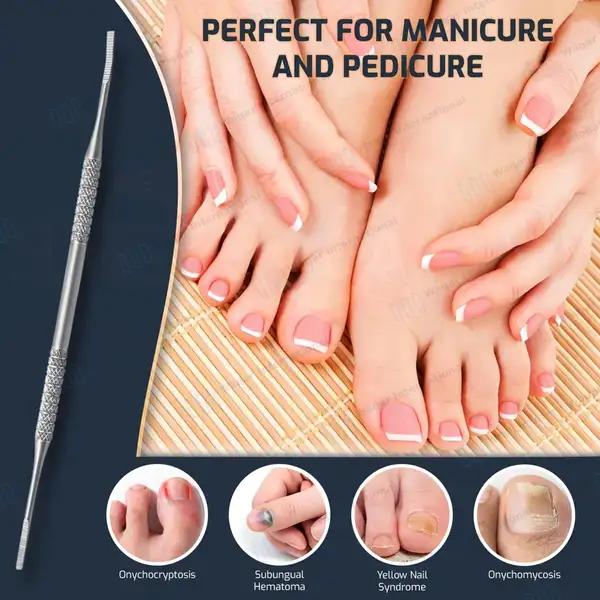Ingrown Toenail File 6″ Double Ended - surgical instruments manufactured by Waqar International, Sialkot - view 8