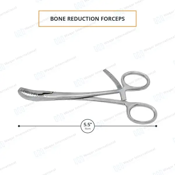 Bone Reduction Forceps – 5¼” - orthopedic instruments manufactured by Waqar International, Sialkot - view 3