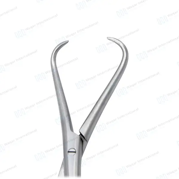 Bone Reduction Forceps 8″ Curved Pointed Tips with Long Ratchet - orthopedic instruments manufactured by Waqar International, Sialkot - view 5