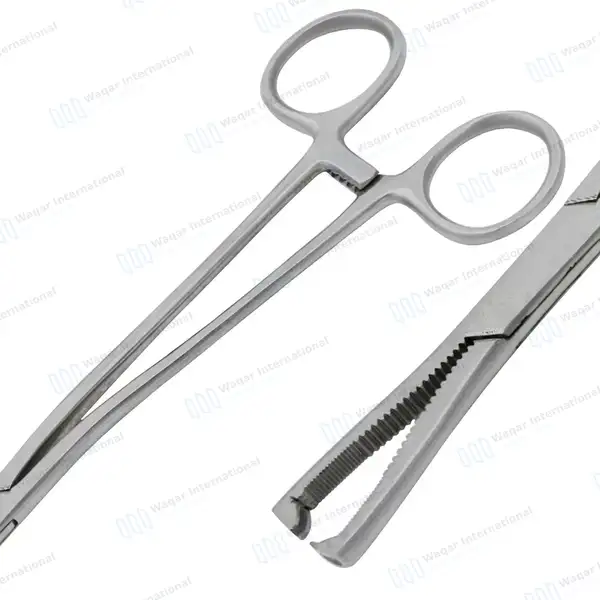 Dingman Cartilage Bone Clamp  7½” Serrated 2×2 Teeth Jaws - orthopedic instruments manufactured by Waqar International, Sialkot - view 7