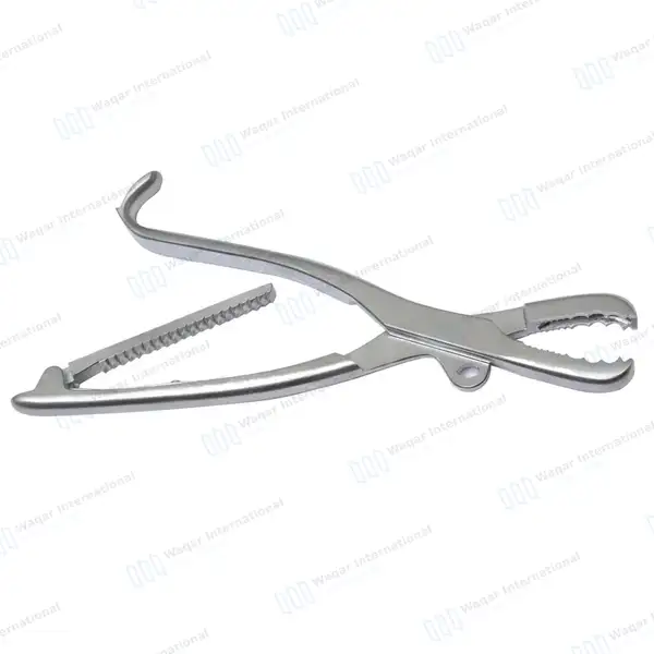 Farabeuf Lambotte Bone Holding Forceps 10″ Adjustable Jaw with Ratchet - orthopedic instruments manufactured by Waqar International, Sialkot - view 3