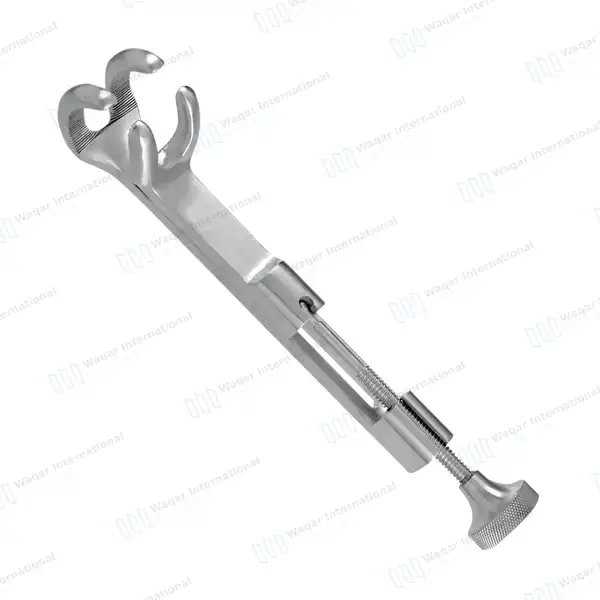 Lambert-Lowman Bone Clamp 8″ 2×2 Prong Jaws 1 3/8″ Wide - orthopedic instruments manufactured by Waqar International, Sialkot - view 2