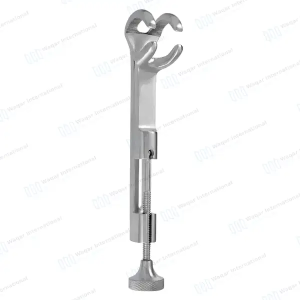 Lambert-Lowman Bone Clamp 8″ 2×2 Prong Jaws 1 3/8″ Wide - orthopedic instruments manufactured by Waqar International, Sialkot - view 7