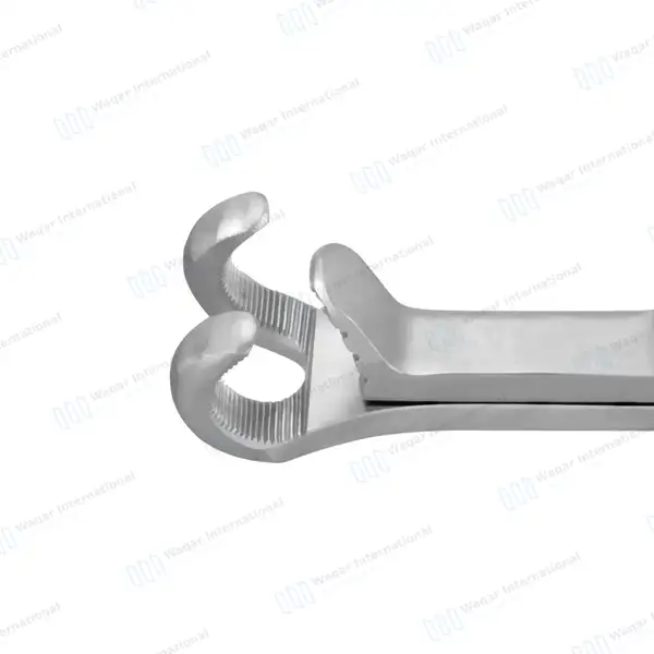 Lowman Bone Clamp 5″ 1×2 Prong Jaws 3/4″ Wide - orthopedic instruments manufactured by Waqar International, Sialkot - view 5