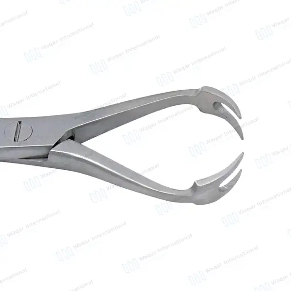 Patella Forceps 7″ 2×2 Sharp Teeth with Adjustable Speedlock - orthopedic instruments manufactured by Waqar International, Sialkot - view 5