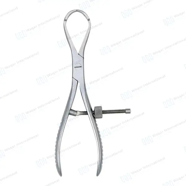 Patella Forceps 7″ 2×2 Sharp Teeth with Adjustable Speedlock - orthopedic instruments manufactured by Waqar International, Sialkot - view 10