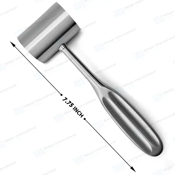 Kirk Mallet – 7¾” (650 Grams) - orthopedic instruments manufactured by Waqar International, Sialkot - view 3