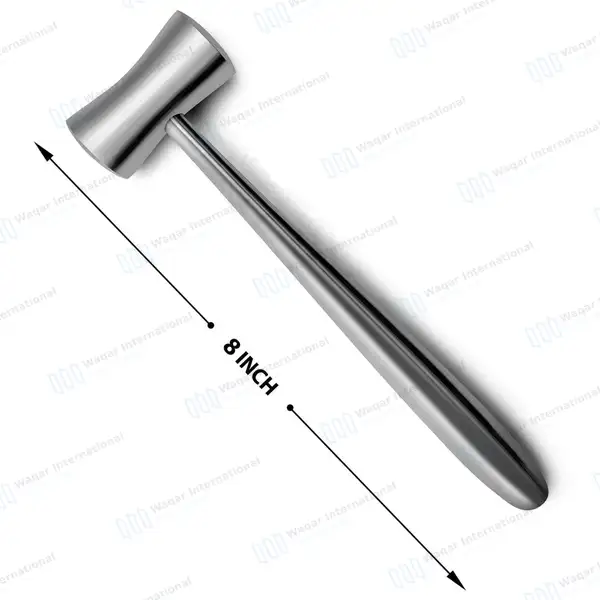 Lucae Bone Mallet 7.5″ Head 9oz (255 Grams) - orthopedic instruments manufactured by Waqar International, Sialkot - view 3