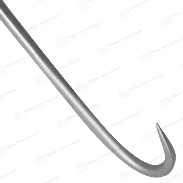 Bone Hook 8″ Sharp 20mm Deep Prong with T-Handle - orthopedic instruments manufactured by Waqar International, Sialkot - view 4