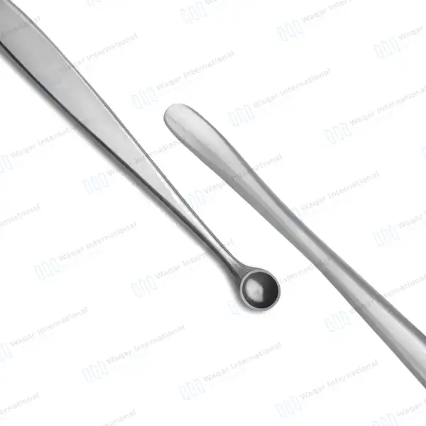 Penfield Dissector Style #1 7 1/4″ Double Ended 6mm Sharp Cup & 6mm Blunt Dissector - orthopedic instruments manufactured by Waqar International, Sialkot - view 2