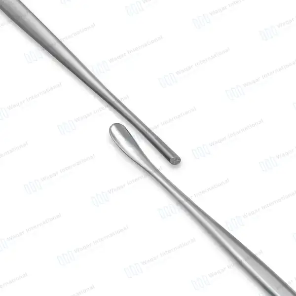 Penfield Dissector Style #2 7 3/4″ Double Ended Slightly Curved Wax Packer & 6mm Blunt Dissector - orthopedic instruments manufactured by Waqar International, Sialkot - view 2