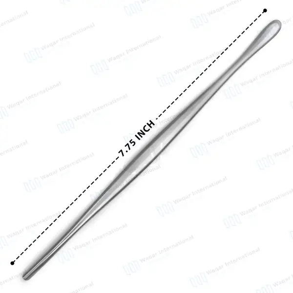Penfield Dissector Style #2 7 3/4″ Double Ended Slightly Curved Wax Packer & 6mm Blunt Dissector - orthopedic instruments manufactured by Waqar International, Sialkot - view 3