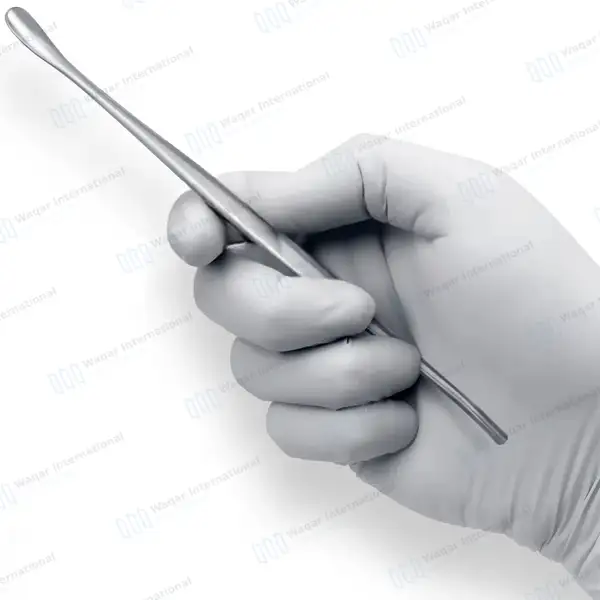 Penfield Dissector Style #2 7 3/4″ Double Ended Slightly Curved Wax Packer & 6mm Blunt Dissector - orthopedic instruments manufactured by Waqar International, Sialkot - view 7