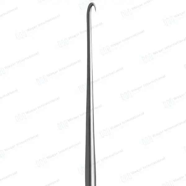 Volkman Bone Hook 8.5″ Sharp with Ring Handle - orthopedic instruments manufactured by Waqar International, Sialkot - view 4