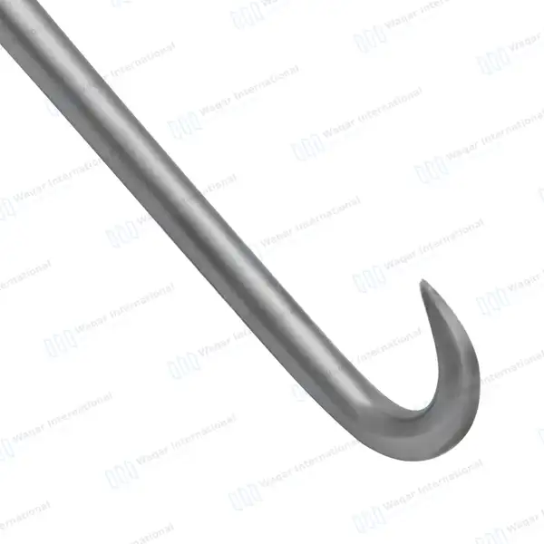 Volkman Hook Retractor 8.5″ Sharp 1 Prong with Ring Handle - surgical instruments manufactured by Waqar International, Sialkot - view 6