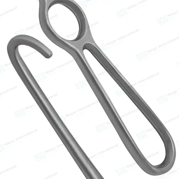 Volkman Hook Retractor 8.5″ Blunt 1 Prong with Ring Handle - surgical instruments manufactured by Waqar International, Sialkot - view 6