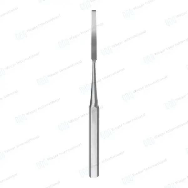 Hibbs Chisel 9″(22.9cm) Straight 1/4″ (0.64cm) Wide Blade - orthopedic instruments manufactured by Waqar International, Sialkot - view 2