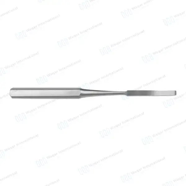Hibbs Chisel 9″(22.9cm) Straight 1/4″ (0.64cm) Wide Blade - orthopedic instruments manufactured by Waqar International, Sialkot - view 3