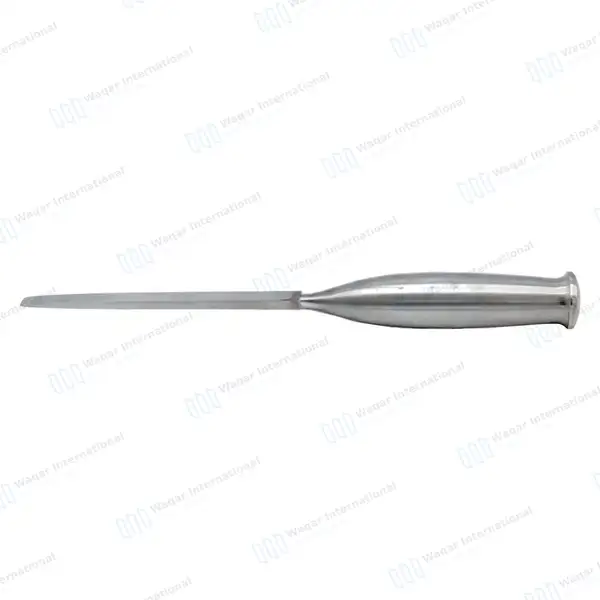 Smith Peterson Osteotome 8″ Straight 6.4mm Blade - surgical instruments manufactured by Waqar International, Sialkot - view 5