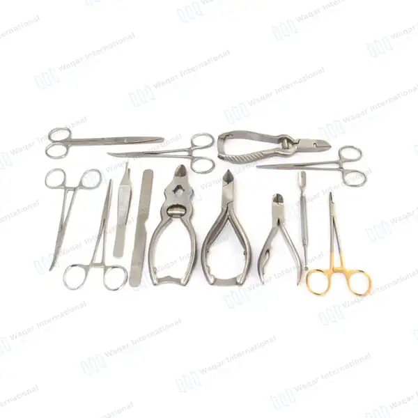 13 Pcs Podiatry Pack Toenail Foot Care Instruments - surgical instruments manufactured by Waqar International, Sialkot - view 4