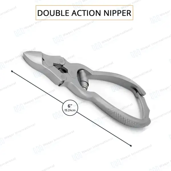 Mycotic Toe Nail Nipper 6″ Double Action - surgical instruments manufactured by Waqar International, Sialkot - view 3