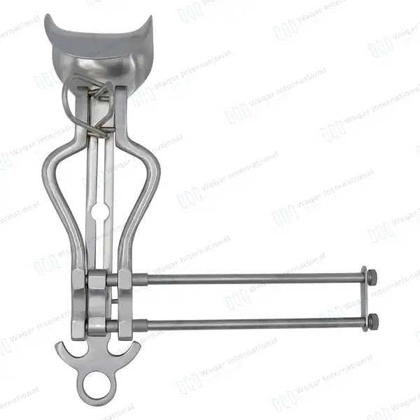 Balfour Abdominal Retractor 7″ (18cm) Spread with Fenestrated Side Blades - surgical instruments manufactured by Waqar International, Sialkot - view 6