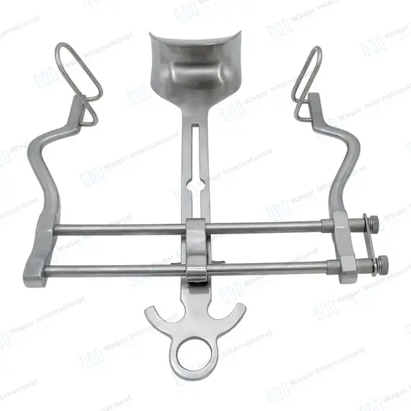 Balfour Abdominal Retractor 7″ (18cm) Spread with Fenestrated Side Blades - surgical instruments manufactured by Waqar International, Sialkot - view 8