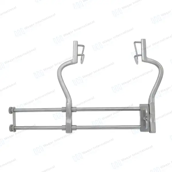 Balfour Retractor 10″ (25cm) Spread with Fenestrated Side Blades - surgical instruments manufactured by Waqar International, Sialkot - view 5