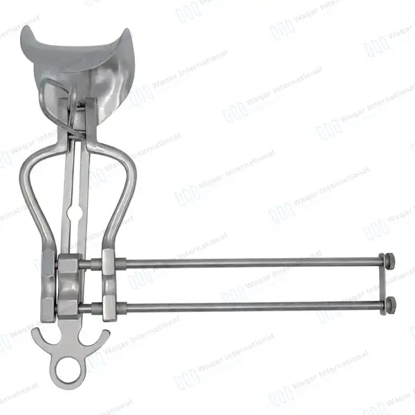Balfour Retractor 10″ (25cm) Spread with Fenestrated Side Blades - surgical instruments manufactured by Waqar International, Sialkot - view 8
