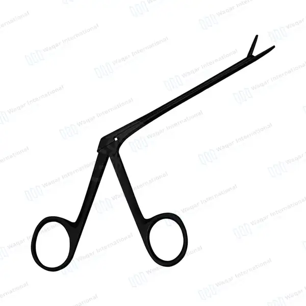 Micro Alligator Forceps Black Coated 3.5″ - surgical instruments manufactured by Waqar International, Sialkot - view 2