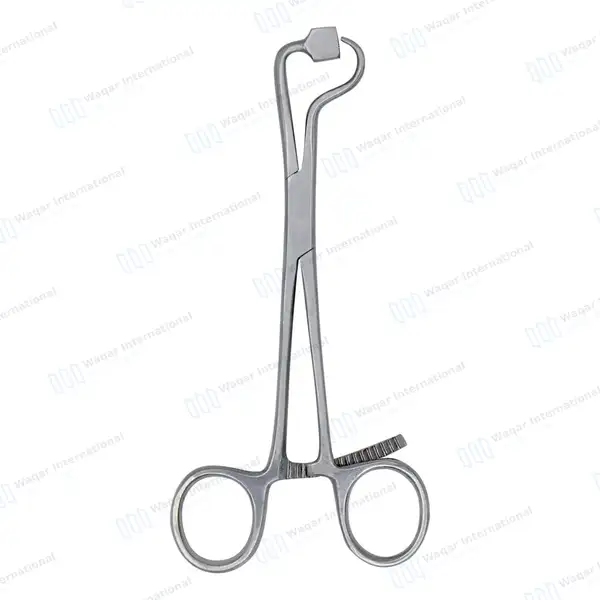 Plate and Bone Holding Forceps 5.5″ with Footplate - surgical instruments manufactured by Waqar International, Sialkot - view 9