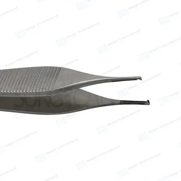 T/C Adson Micro Tissue Forceps 1×2 Teeth 4.75″ - surgical instruments manufactured by Waqar International, Sialkot - view 6